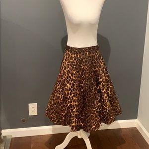 Cheetah Flare Skirt